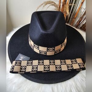 Wide Brim XL Fedora Hat W/ BAND